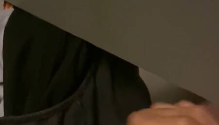 Sexy twinks in the understall of the public restroom