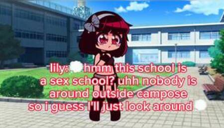 Lily the pervert first day at sex school