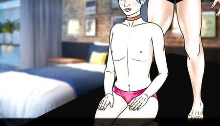 The lust of a sissyboy #12 - Blake spanked Ash then fucked him.