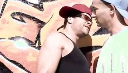 Ebony homosexual fucks his best friend rough Bimbo two
