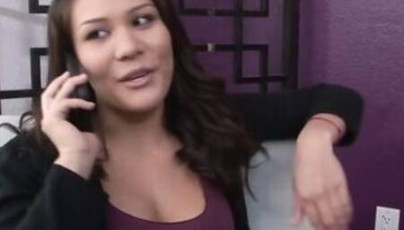 Slutty Red Oral Sex Gets Her Vagina Spread By Huge African Penis