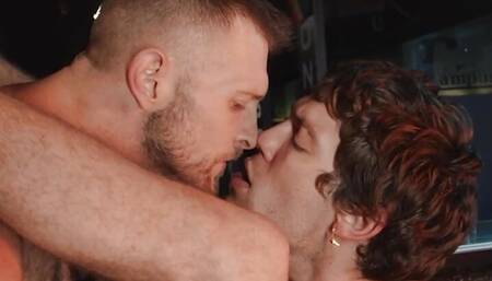 Bartenders Chris Cool & Paul Wagner Take Turns Sucking Each Other's Cock Before They Start Fucking On The Table - MEN
