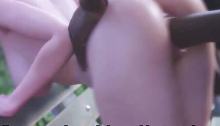 DobermanStudio Sindy Episode 2 cheating walking in the park swallowing cum from black ass gaped by big black cock black lover