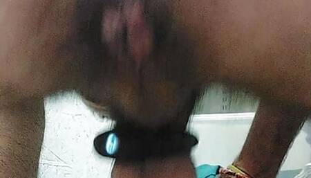 New dildo, first time in virgin ass.. it's fucking big