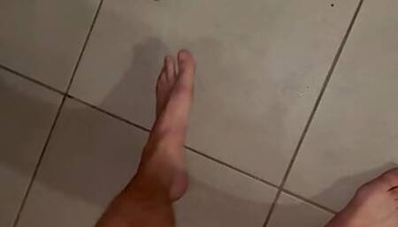 Outside exhib hard cock