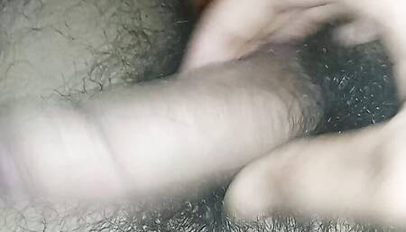 Big white cock masterbuting hard