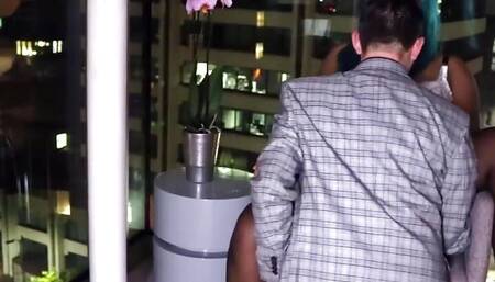 Blue haired girl getting her pussy eaten