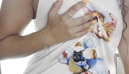 Girl fingers herself in panties - Jasmine SweetArabic