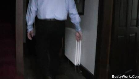 Busty Work - shaved video