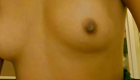 Hot Petite Asian Beauty Plays With Her Small Tits!