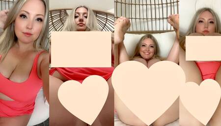 Chubby Lactating MILF Milks Tits & Plays With Hairy Pussy