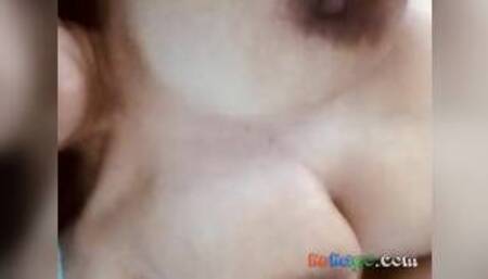 My Latina girlfriend playing with her pussy