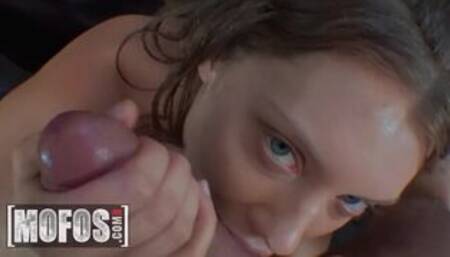 Seductive Elena Koshka Shows off her Hot Body to Michael before she Lets him Rub her Cunt