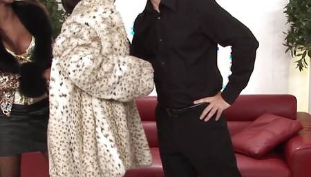 Jasmine Webb And Lucy Love In An Interracial Ffm Lingerie Threesome