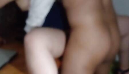 I was at a company party and my boss turned me on