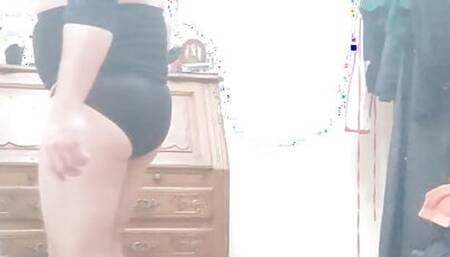 I cum in my transparent swimsuit