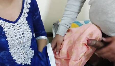 Indian stepmom handjob
