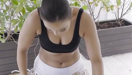 Big Ass Rich Black Teen Adriana Maya Seduces Young Latino Neighbor Boy At His House POV