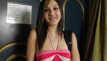 18yo slender british teenagers try first time porn casting