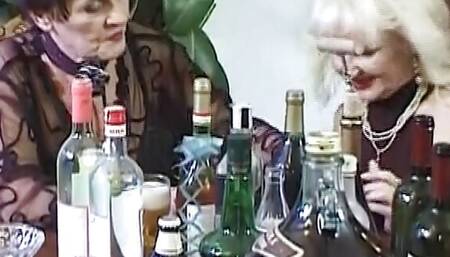 Two horny ladies from Germany pleasing each other after a game of cards