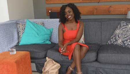 Classy Black Girl Deepthroat and Pounded by BWC in Fake Job Interview