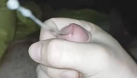 Evening cumshot in slowmotion