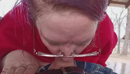 Blowjob in the park. He got to cum in my mouth. Also donation will help pay for gas and a water bill. Thank you