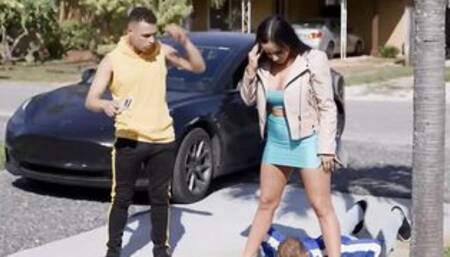 Re-Arranging Their Interiors Scene With Jennifer White, Johnny Love, Jimmy Michaels, Harley King - Brazzers Official