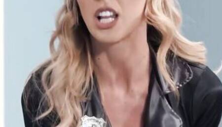 Cumming At Customs Video With Justin Hunt, Cherie Deville, Ryder Skye - Brazzers Official