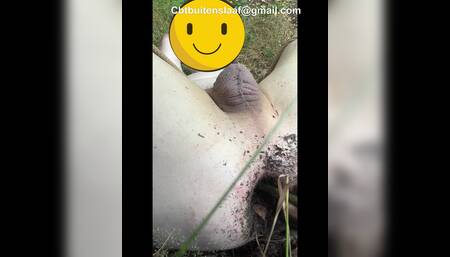 Outdoor anal insertion