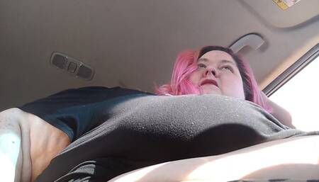 Imagine you're on the floorboard of my car, watching as I smoke