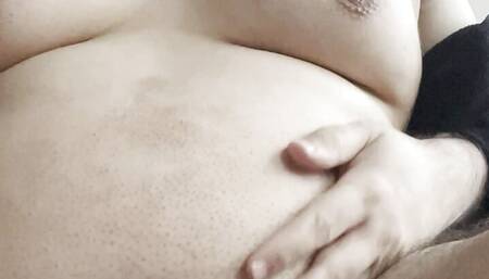 Chubby Fat Guys Plays With Big Huge Boobs Massaging Man Tits