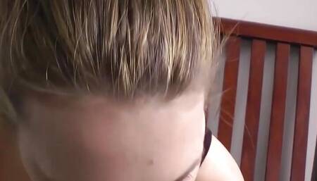 Small Boobed Girl Next Door Kimber Lee Blows Your Dick!