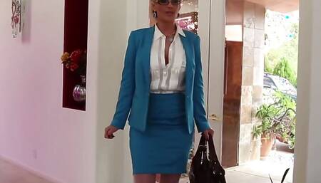 Phoenix Marie Fucks her Co Worker in the Naughty Office