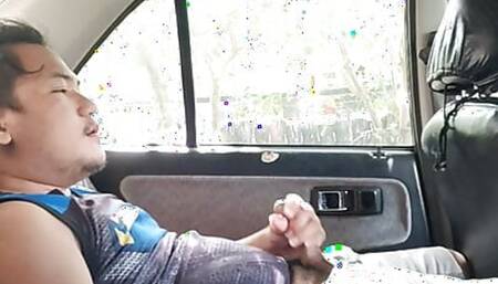 Public car masturbating Grab driver nag jakol