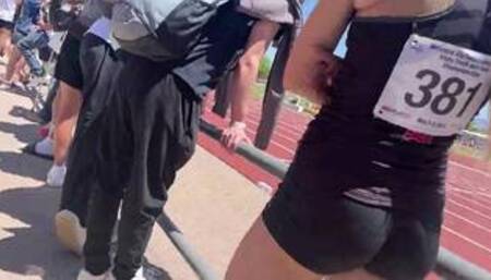 Black Shorts Innocent Teen