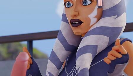 Star Wars - Ahsoka Tano Jedi Training Blowjob (Animation with Sound)