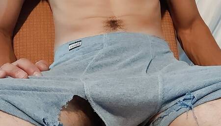 Getting hard without touching myself
