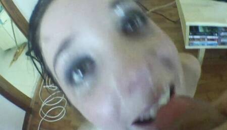 Cheerful Bonnie at teen loves cock action