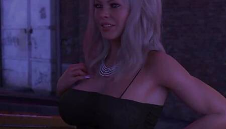 Neuvau: Domina MILF Milking A Big Cock Outside The Club In The Alley Ep 1