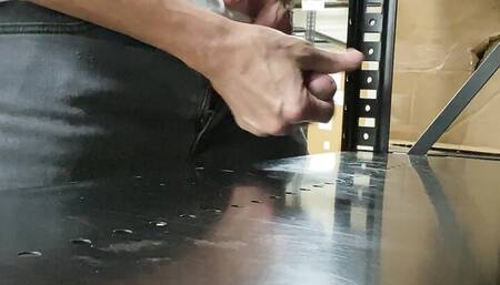 Cum at work