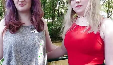 Malicia and Matylte lick each other and share a dick