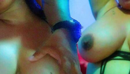 Blowjob. I suck my neighbor's cock while my cuckold boyfriend films me. Do you like my big tits? I am a very horny chubby