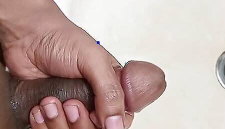 Desi adult boy masturbation with glycerin and cum out