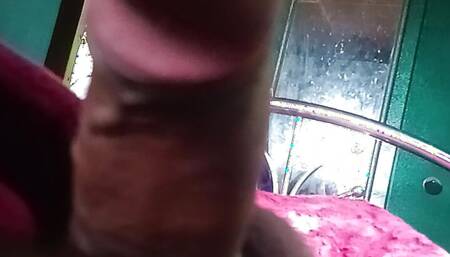 Masturbating and releasing sperm