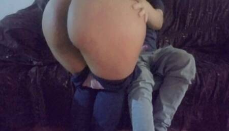 I wanted to see a good movie and she wanted to give me a good blowjob, she swallowed it all with her deep throat!