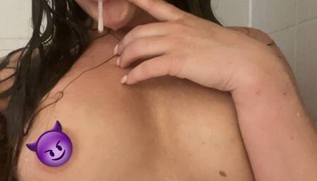 Naughty boobplay ????