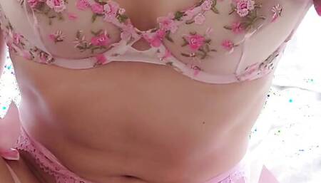 Wet fingers and moaning