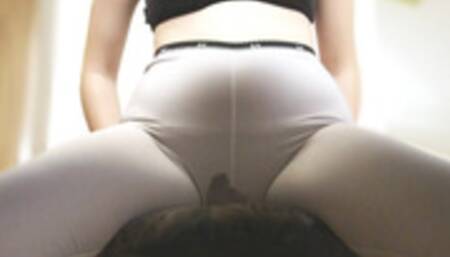 trying to stay silent while humping my chair (custom video)