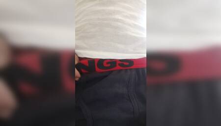 Indian College Boy Jerking His Dick in A Bathroom